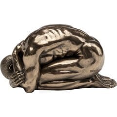 Nude Man Relief Reçine Dekoratif Figür