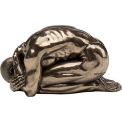 Nude Man Relief Reçine Dekoratif Figür