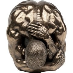 Nude Man Relief Reçine Dekoratif Figür