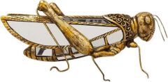 Grasshopper Mirror Wall Decoration 40x18 Cm