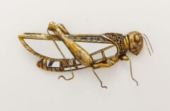Grasshopper Mirror Wall Decoration 40x18 Cm