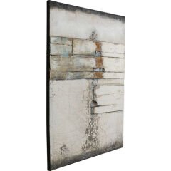 Abstract Grey Line Two Akrilik Resim 120x150cm