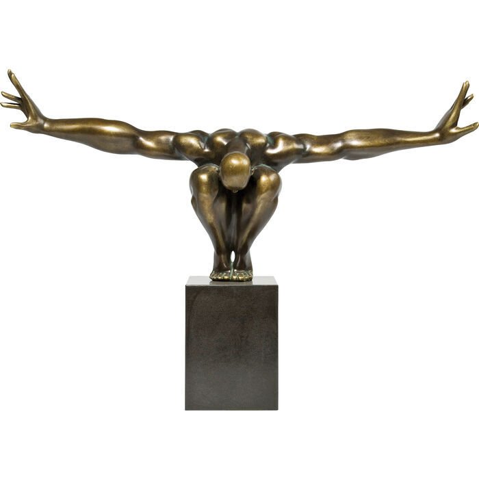 Athlet Bronze Dekoratif Obje 75cm
