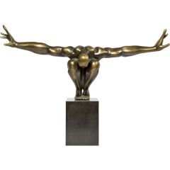 Athlet Bronze Dekoratif Obje 75cm