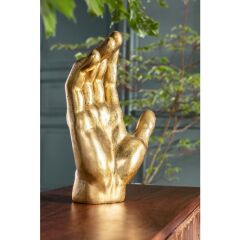 Deco Object Mano Gold 35cm