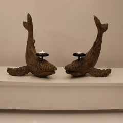 El Oyması Biblo Ahşap Balina (2 Adet)