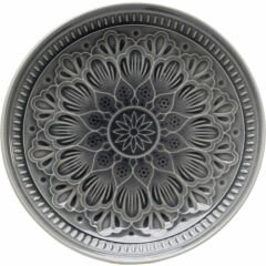 Sicilia Mandala Gri Tabak 21cm