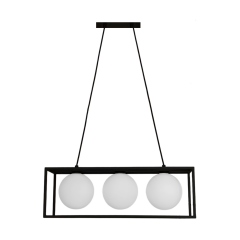 Belet Glop Başlıklı Siyah Sarkıt Avize