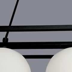 Belet Glop Başlıklı Siyah Sarkıt Avize