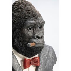Smoking Gorilla Dekoratif Obje