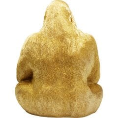Monkey Gorilla Side 76 XL Gold Dekoratif Obje