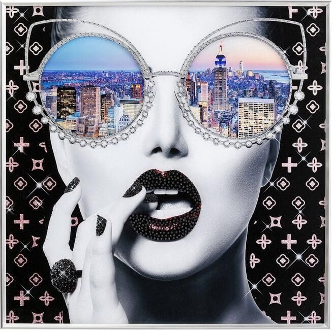 Çerçeveli Resim NY Manzarası 80x80cm