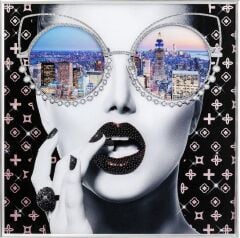 Çerçeveli Resim NY Manzarası 80x80cm