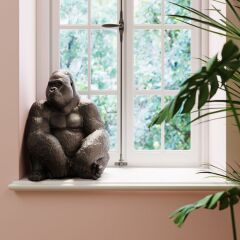 Monkey Gorilla Side XL Black Dekoratif Figür