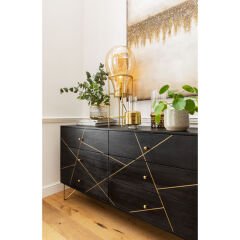 Acrylic Painting Abstract Deniz Kum Detaylı Tablo 90x120 cm