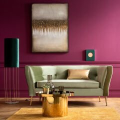 Acrylic Painting Abstract Deniz Kum Detaylı Tablo 90x120 cm