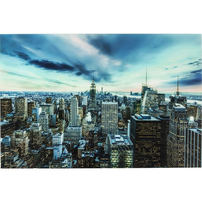 Picture Glass New York Sunset 160x120cm
