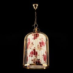 Kafes Sarkıt Avize Gold