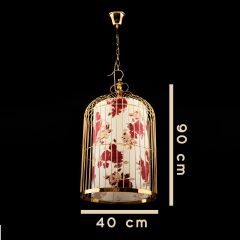 Kafes Sarkıt Avize Gold