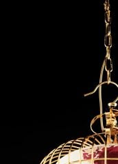 Kafes Sarkıt Avize Gold