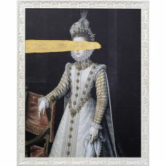 Incognito Baroness Oil Painting Tablo 80x100 cm