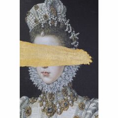 Incognito Baroness Oil Painting Tablo 80x100 cm