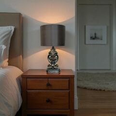 Elanor Eskitme Siyah Abajur