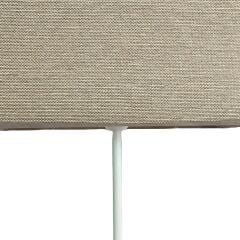 Cara Eskitme Beyaz Metal Abajur