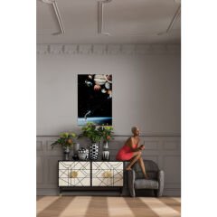 Flying Astronaut Cam Resim 100x150cm