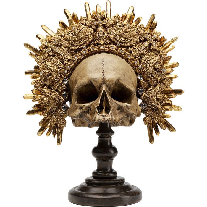 King Skull Dekoratif Obje
