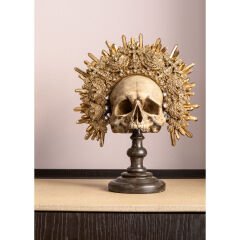 King Skull Dekoratif Obje