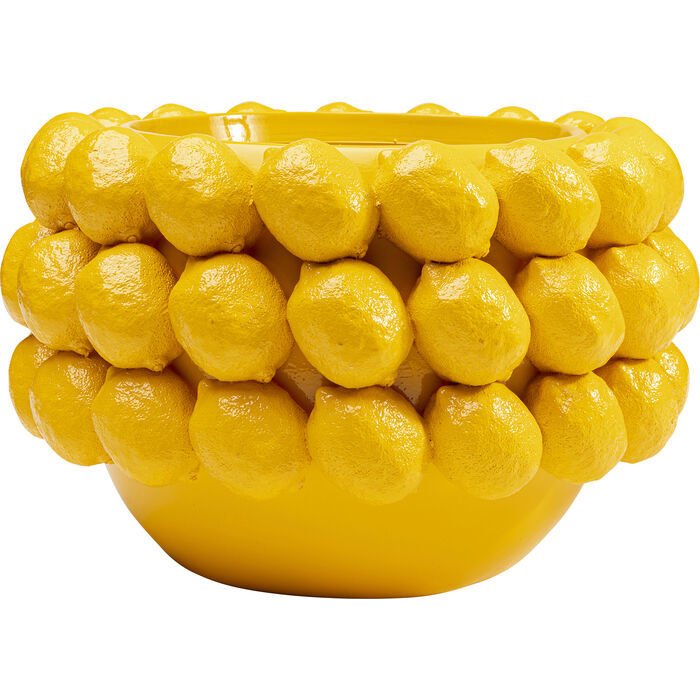 Limon Detaylı Saksı 22 cm