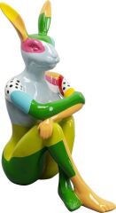 Gangster Rabbit Renkli Dekoratif Obje