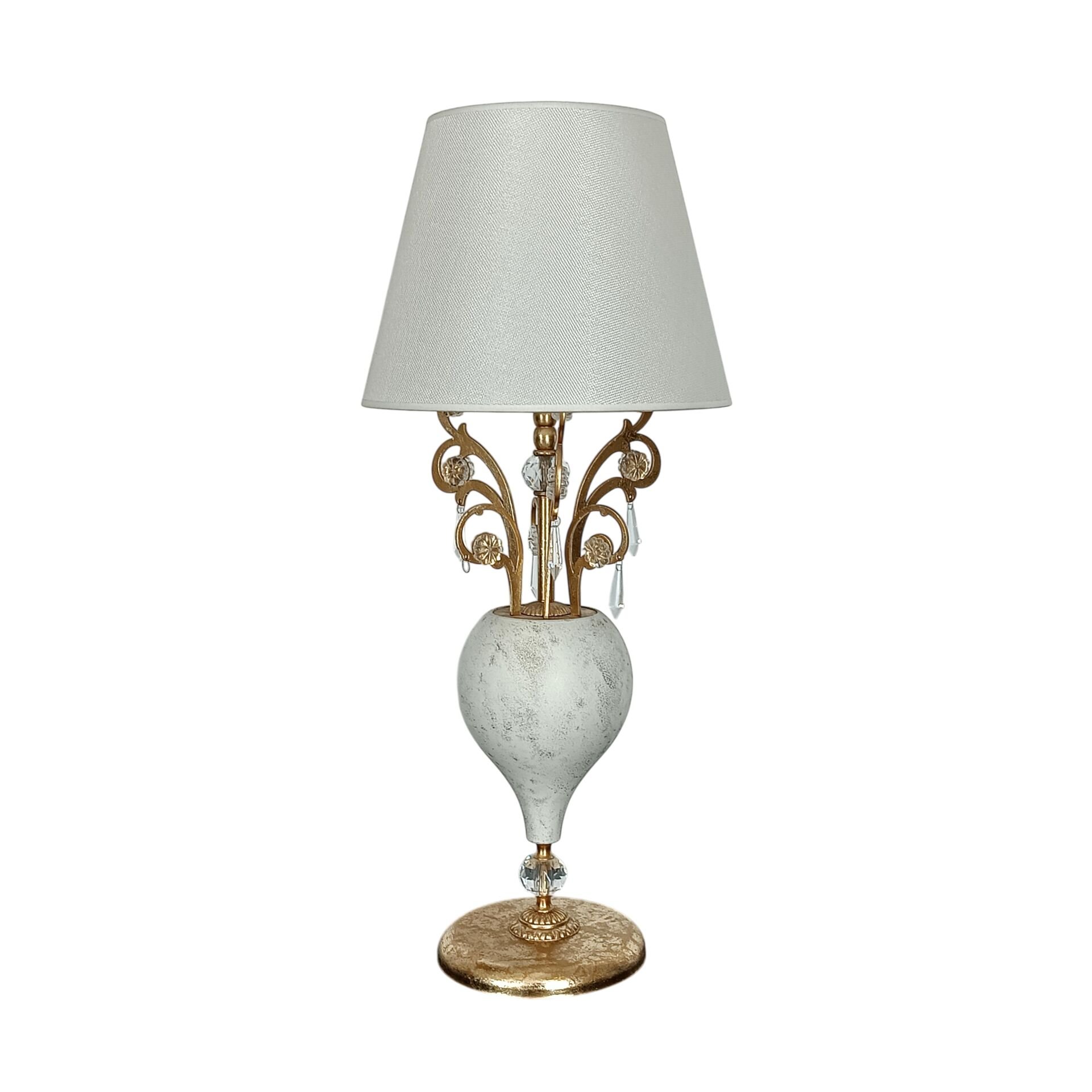 Solse Eskitme Beyaz Abajur