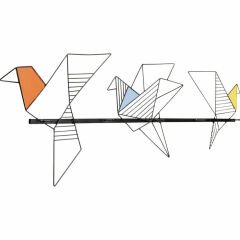 Wall Wardrobe Origami Bird Askı