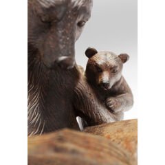 Reading Bears Poliresin Dekoratif Figür