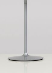 Cam Başlıklı Metal Abajur Şeffaf