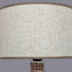 Pelit Koyu Kahve Rattan Abajur