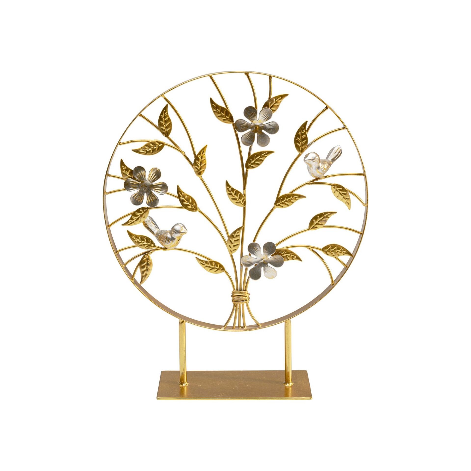 Şarkı Söyleyen Kuşlar Gold Biblo 38cm