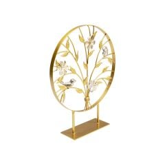 Şarkı Söyleyen Kuşlar Gold Biblo 38cm