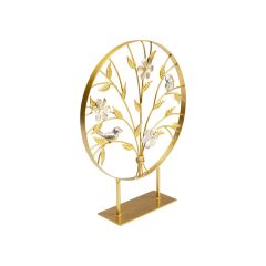 Şarkı Söyleyen Kuşlar Gold Biblo 38cm