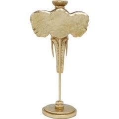 Holder Fil Kafası Gold Polyester Mumluk