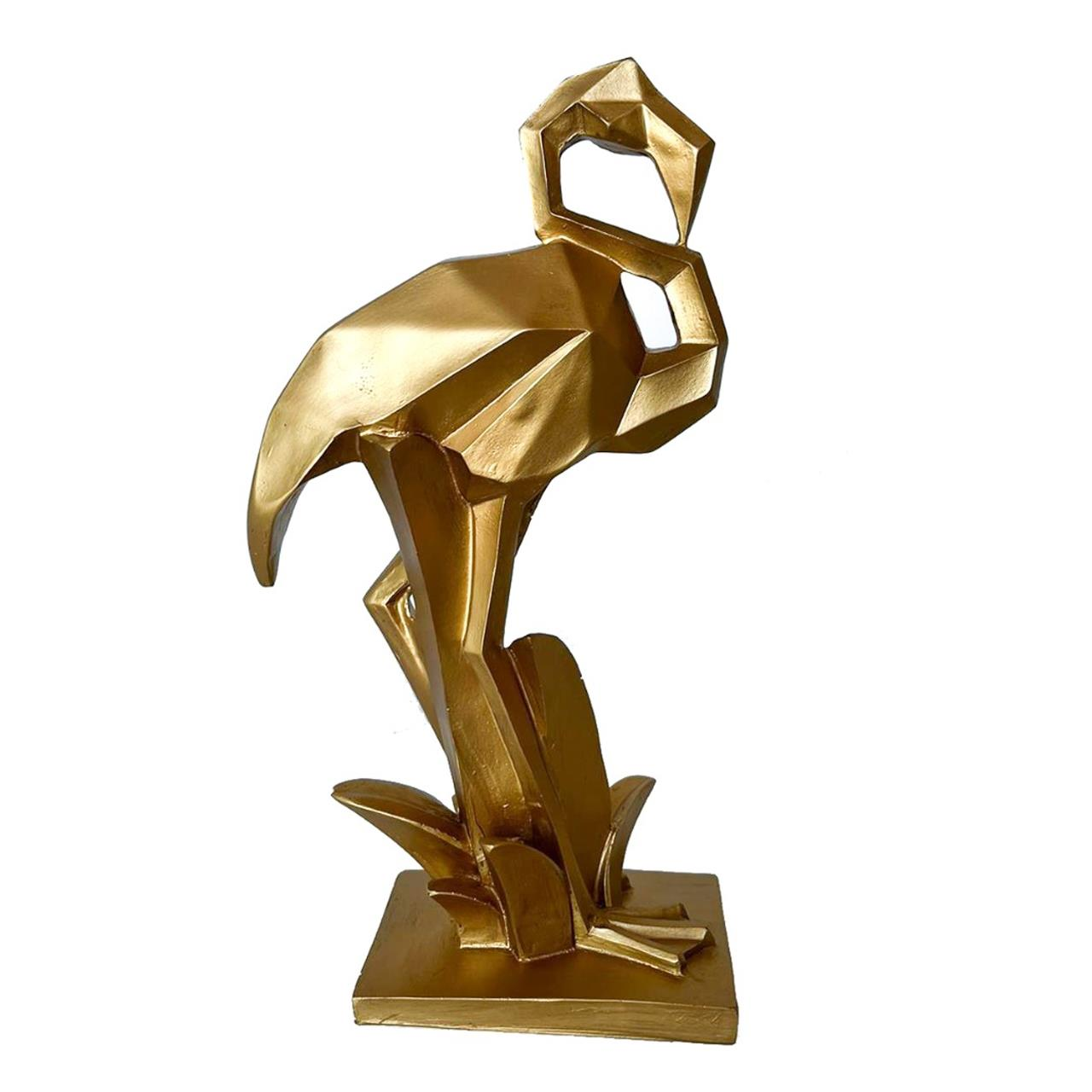 Kübik Flamingo Biblo Gold