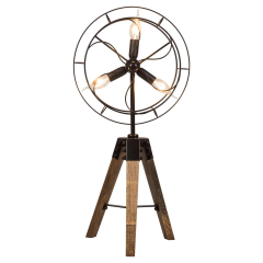 Fano Ahşap Abajur