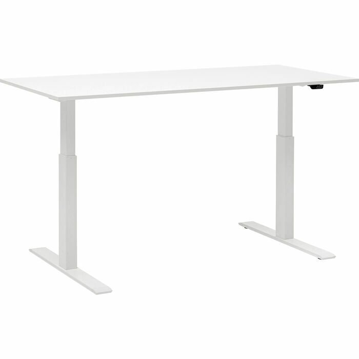 Tavola Akıllı Elektrikli Yükseklik Ayarlı Beyaz Çalışma Masası 140x70