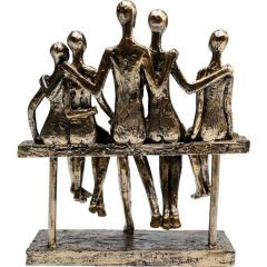 Playing Ape Silver 50cmDekoratif Obje