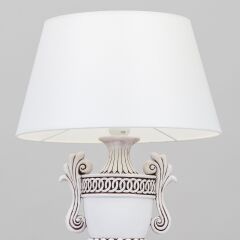 Lena Beyaz Polyester Abajur