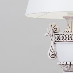 Lena Beyaz Polyester Abajur