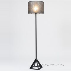 Metal Siyah Desenli Lambader 5314