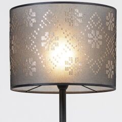 Metal Siyah Desenli Lambader 5314